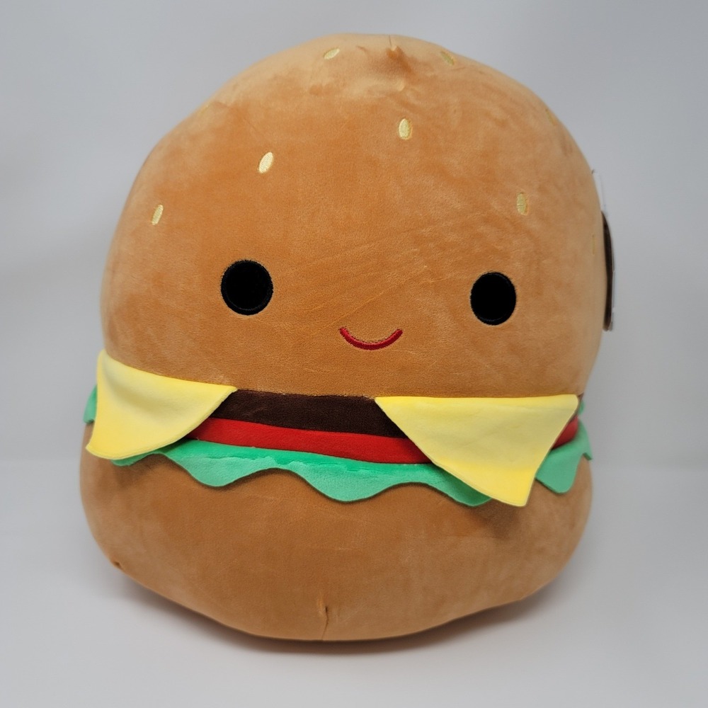 Squishmallows‎ Carl The Cheeseburger 16" Soft Stuffed Plush Toy Gift Child Kids